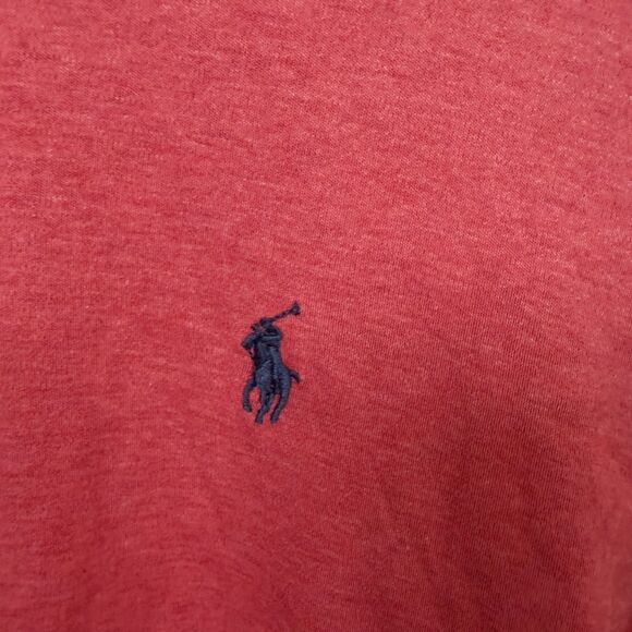 Polo Ralph Lauren Classic Fit Long Sleeve Polo Shirt Mens XL Red Pony Preppy - Picture 3 of 14